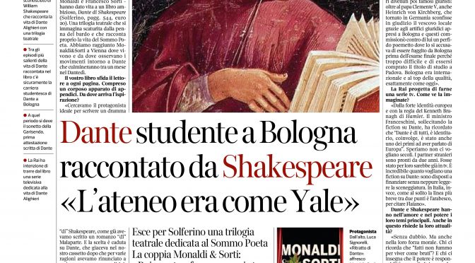 Dante studente a Bologna raccontato da Shakespeare «L’ateneo era come Yale»